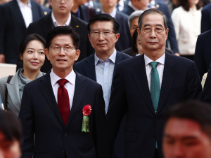 김문수-국힘 지도부 ‘단일화 내홍’…주도권 샅바 싸움 치열