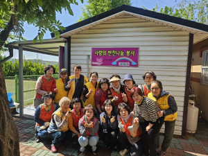 포항시 대송면 지역자원봉사대, 취약계층 가구에 밑반찬 나눔