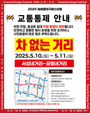2025파워풀대구페스티벌 특별교통대책 추진