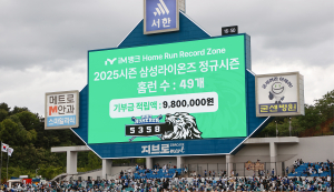 iM금융그룹, 삼성라이온즈와 함께 ‘홈런 기부 캠페인’