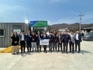 산불로 전소된 동안동농협 임하지점 365부스 설치 지원