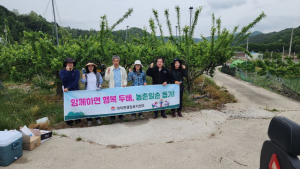 김천시 대덕면, 농촌 일손 돕기 ‘구슬땀’