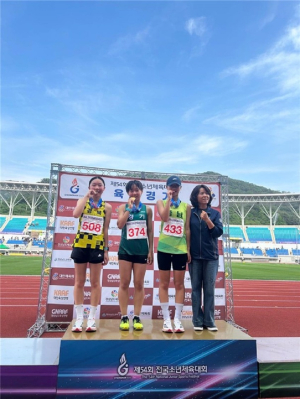 상주여중 윤소영 ‘경보 2위 달성’ 쾌거