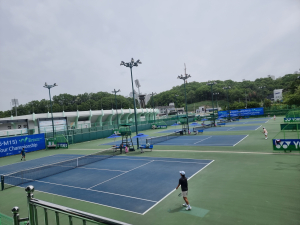 2025 ITF 안동국제남여테니스투어대회 개막
