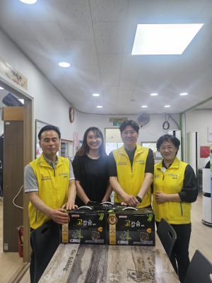 포항 장량동 지역사회보장협의체, 지역아동센터 물품 전달