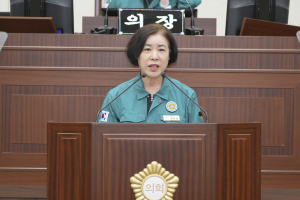 김정림 안동시의원, 장애인 파크골프장 조성 제안