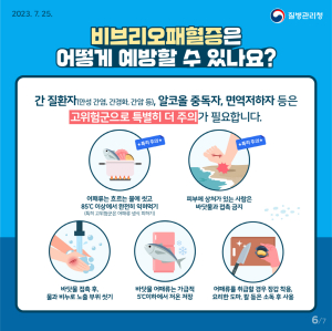포항시, 비브리오패혈증 예방수칙 준수