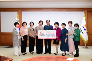 대한미용사회김천시지부, 산불 피해 특별성금 전달
