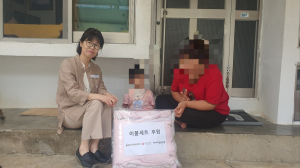 세사리빙, 울진군에 신생아용 이불세트 기부