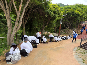 가야산국립공원사무소, 신임 사무관ㆍ외교관 대상 봉사활동