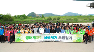 칠곡군, 생태계교란 식물제거ㆍ쓰담걷기