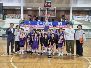 상주 상영초 女농구부, 창단 첫 메달 획득