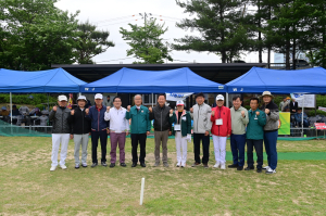 “샷 대결 후끈” 봉화군수배 파크골프 성료