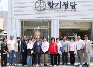 경산시의회, 노인일자리 공동체사업단 향기정담 방문