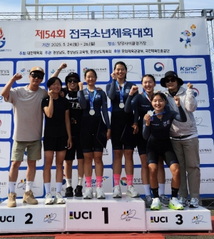 영주 동산여중 사이클부, 뛰어난 기량 입증