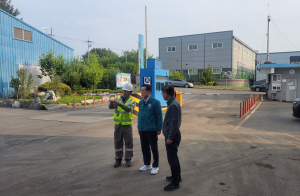 최기문 영천시장, 폐기물 처리업체 화재현장 점검