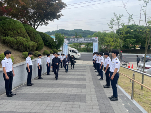 영주 영광고 J-ROTC, 현충일 추모 참배식 참여