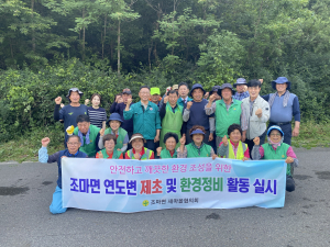 김천시 조마면, 연도변 정비 실시