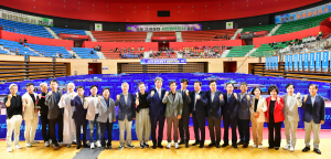 경산시, 2025 춘계 회장기 실업탁구대회 개막식