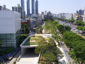 수성구 신매시장, 주차도 쉼도 한 공간에