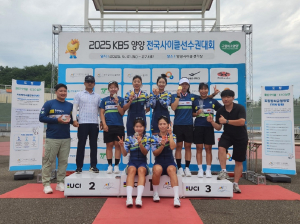 상주 女사이클팀, 전국대회서 ‘저력 과시’