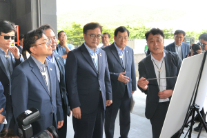 우원식 의장, APEC 준비현장 점검 차 경주 방문