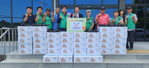 포항 장기면 새마을협ㆍ부녀회, 감자 기탁