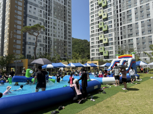 경북개발공사, 입주민과 ‘여름 물놀이 축제’