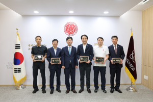 경북대, 후원의 집 5곳 감사패 전달
