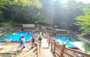 구미도시공사 옥성자연휴양림, 숲속 물놀이장 개장