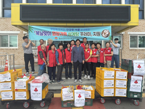 김천시 농소면 지역사회보장협의체, 삼계탕 재료 꾸러미 경로당 지원
