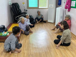 김천시 지례면, 초복맞이 경로당 어르신 방문