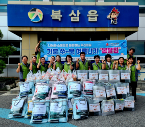 칠곡 북삼읍 지사협, 복달임 행사 실시