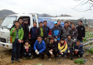 상주공검면 자율방범대 사랑의 김장배추 기증