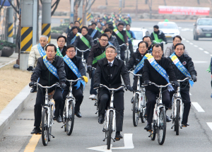 건강지키고 경제살리는‘자전거 출근’