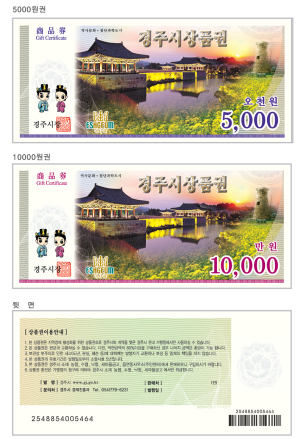 ‘경주시상품권’ 1위 선정
