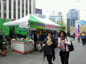 “상주 햇순나물 맛보세요”