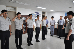 경산서, 신임교육생 현장실습 신고식