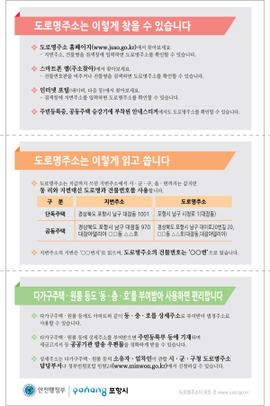“도로명주소 ‘주소찾아’ 앱 사용을”