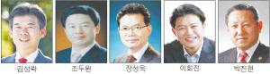 ‘오차범위’ 선두경쟁 ‘민심잡기 후끈’