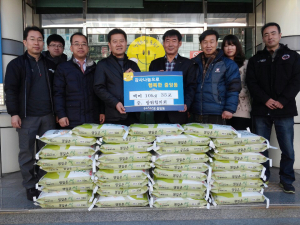 포항시 중앙동 방위협, 쌀10kg 35포 기탁