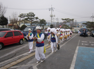 달성하빈들소리 보존회, 지신밟기 행사
