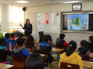 구미 선산초, 학교전담경찰관 초청 ‘폭력예방 교육’ 실시