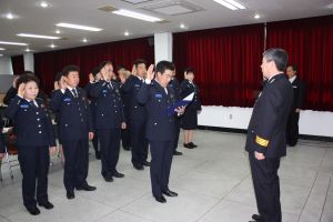 울진소방서, 의용소방대장 청렴실천 다짐 결의대회