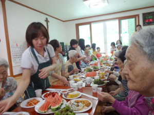 상주교육청, 독거노인 사랑 나눔 실천
