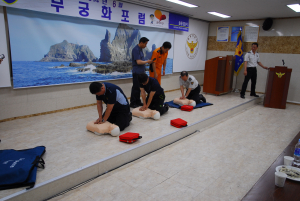 울릉경찰서, 심폐소생술 교육
