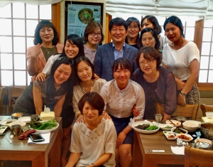 권영진 대구시장, 콜센터 상담원들과 오찬