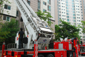 칠곡소방서, 고층건축물 소방 훈련