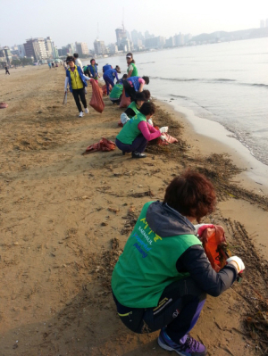 포항시 중앙동ㆍ해도동, 해수욕장 정화활동