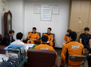 칠곡소방서, 현장부서 초도순시